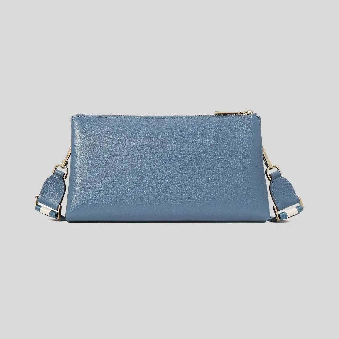 KATE SPADE Emma Pebbled Leather Mini Crossbody Bag Bluestone KK257