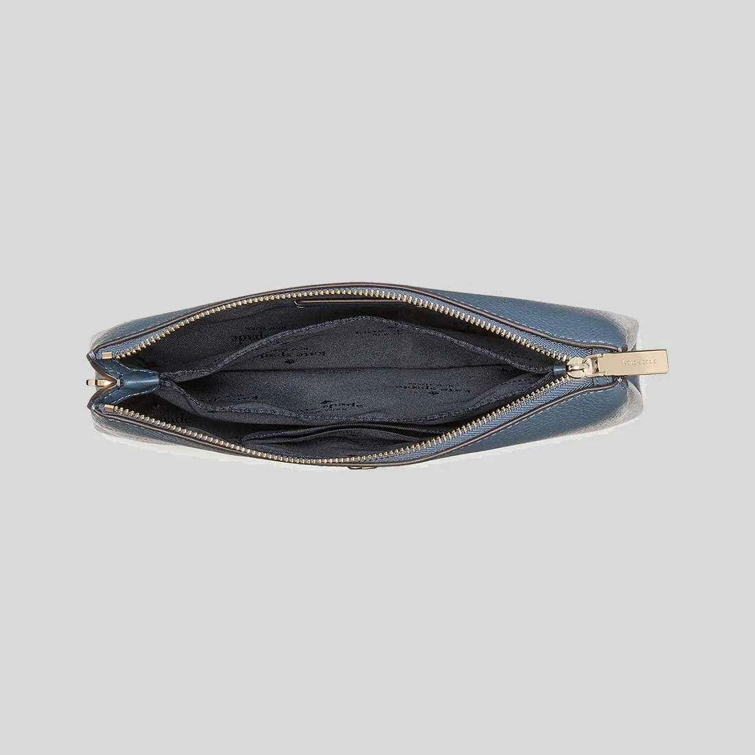 KATE SPADE Emma Pebbled Leather Mini Crossbody Bag Bluestone KK257