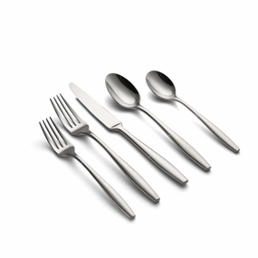 Katerina Mirror 20 Piece Flatware Seteco-friendly bamboo fiber tableware set 