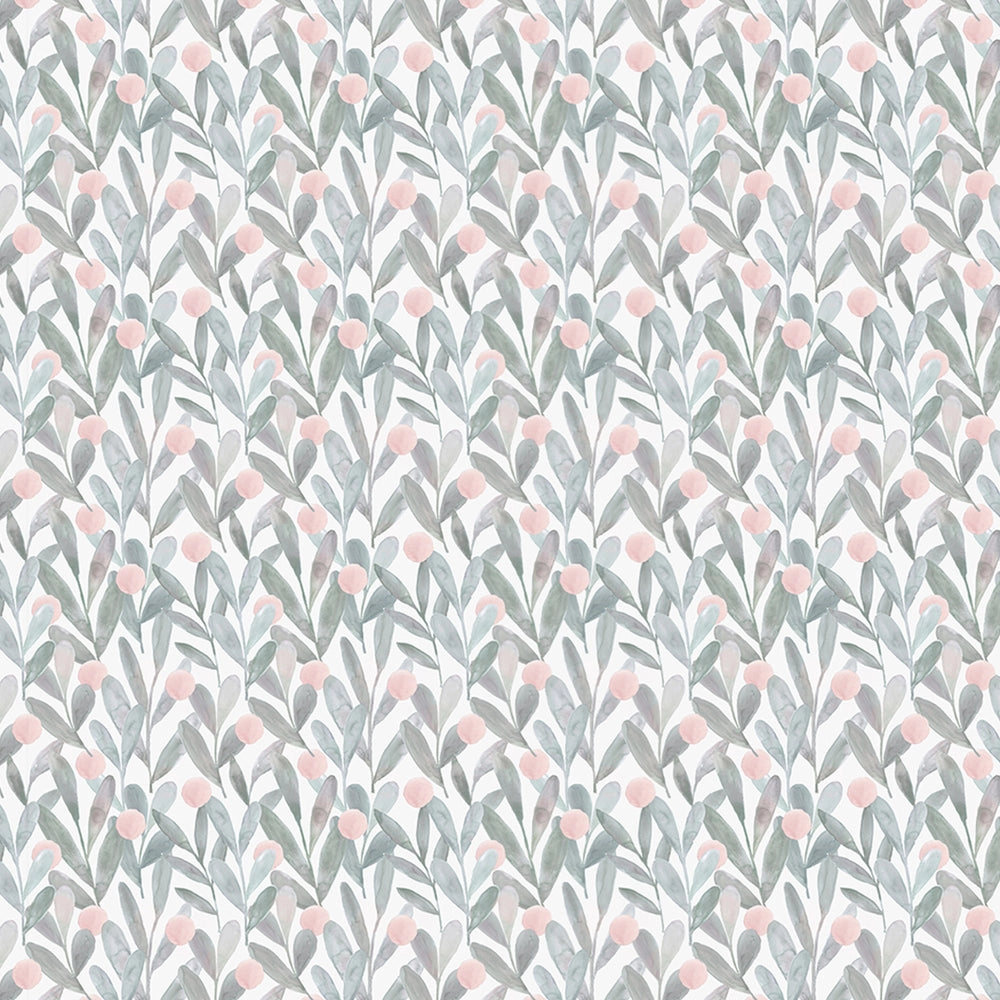 Katsura Printed Cotton Made to Measure Roman Blinds Granite