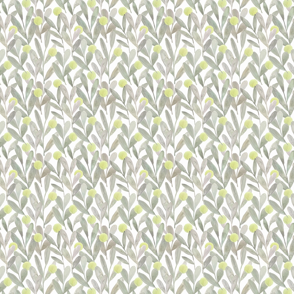 Katsura Printed Made to Measure Curtains Sage