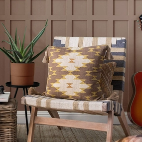 Kaya Printed Cushion Sepiabedding sets ,throw blankets 