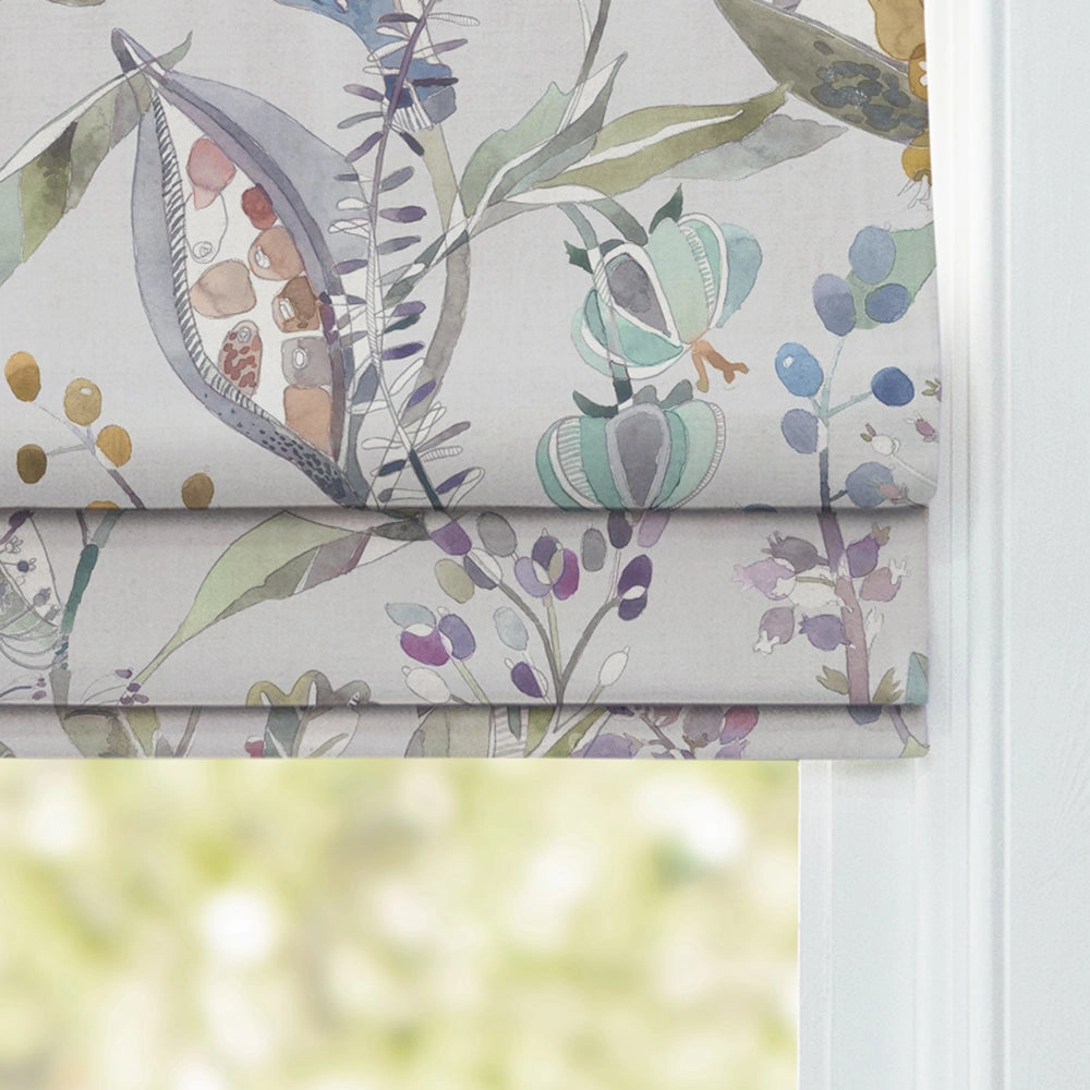 Kelston Printed Cotton Made to Measure Roman Blinds Capri