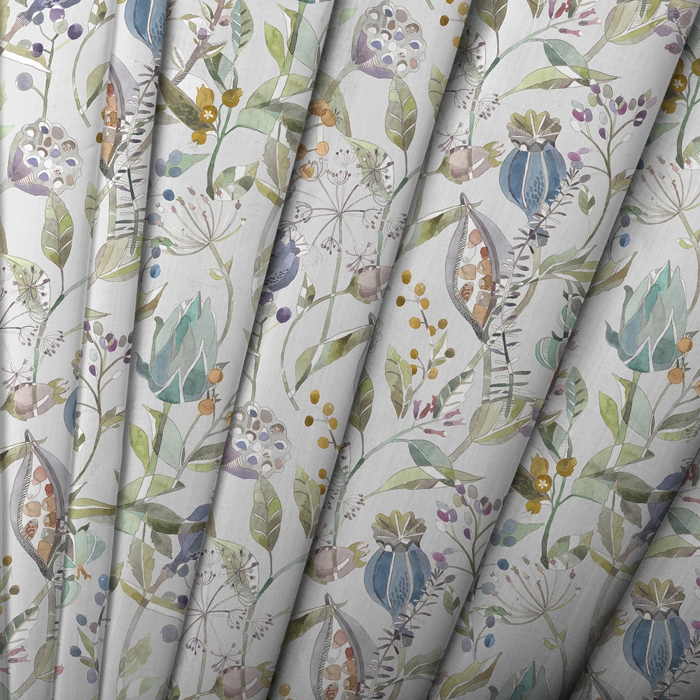 Kelston Printed Cotton Made to Measure Roman Blinds Capri
