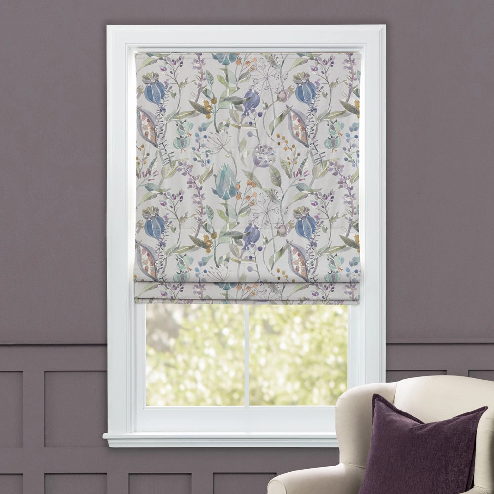 Kelston Printed Cotton Made to Measure Roman Blinds Capri
