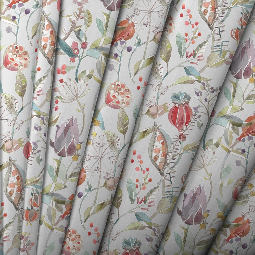 Kelston Printed Cotton Made to Measure Roman Blinds Cinnamon