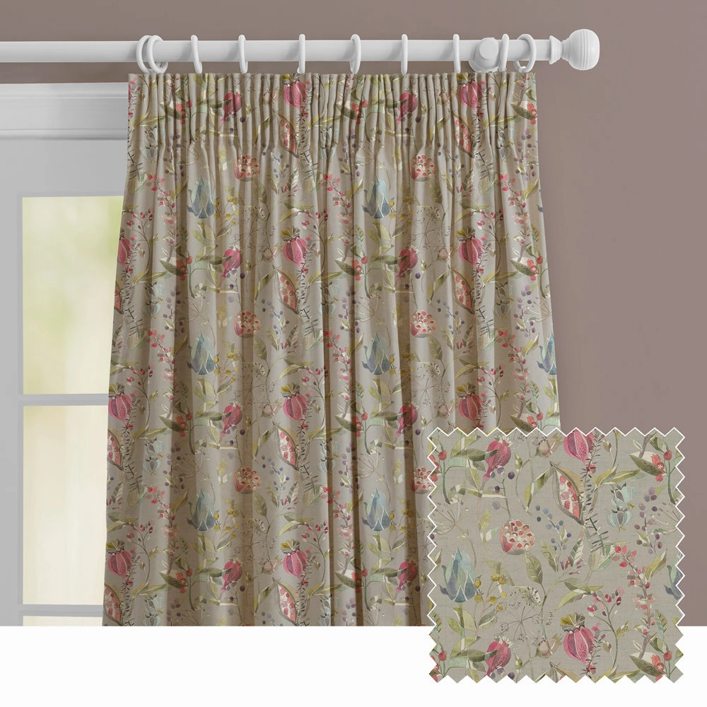 Kelston Printed Made to Measure Curtains Sorbet Linenhome decor ,wall decor 