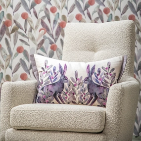 Kensuri Printed Feather Cushion Violetbedding sets ,throw blankets 