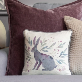 Kensuri Small Printed Feather Cushion Violetbedding sets ,throw blankets 