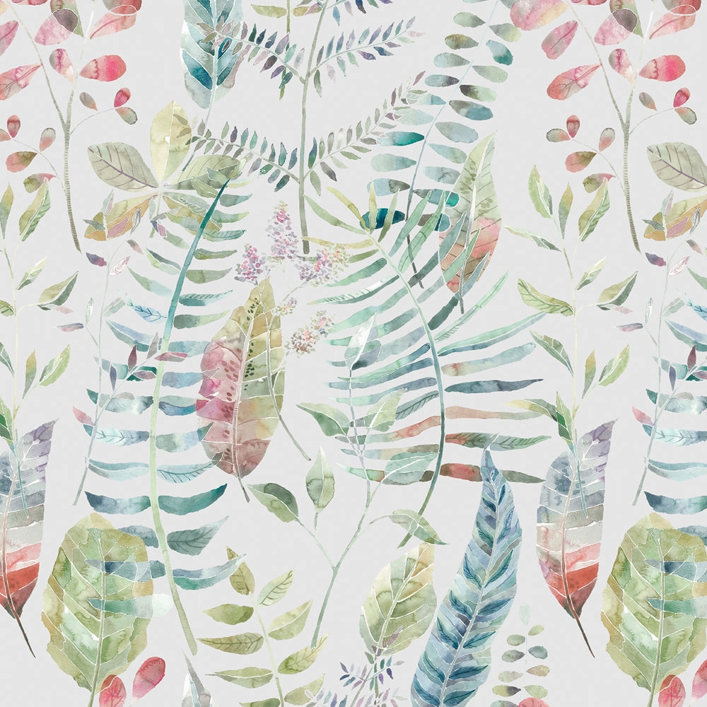 Kenton Printed Cotton Made to Measure Roman Blinds Silver