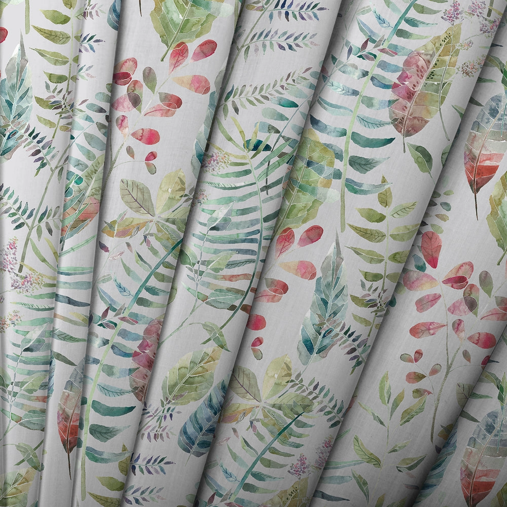 Kenton Printed Cotton Made to Measure Roman Blinds Silver