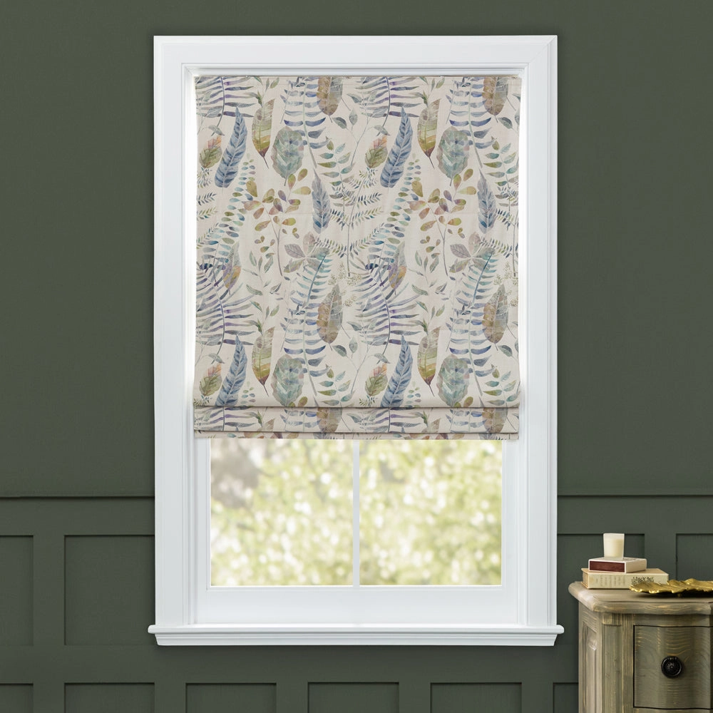 Kenton Printed Cotton Made to Measure Roman Blinds Skylark