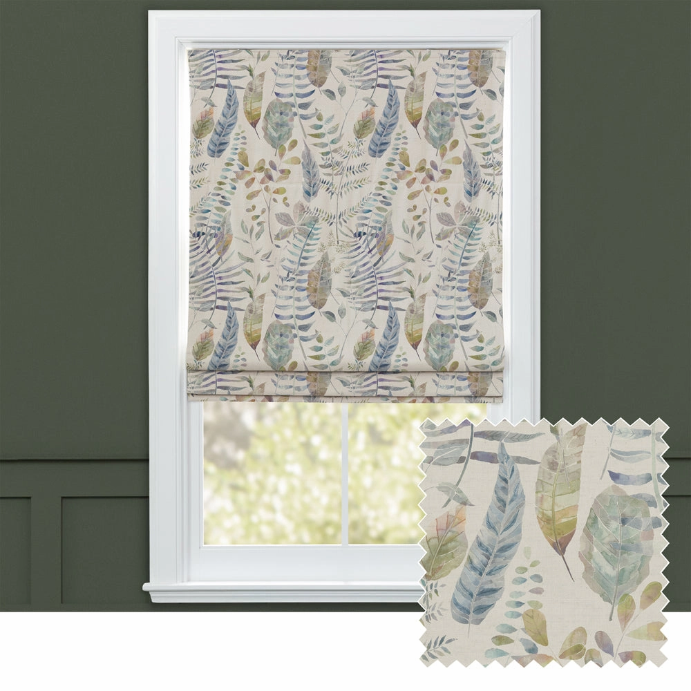 Kenton Printed Cotton Made to Measure Roman Blinds Skylarkbedding sets ,throw blankets 
