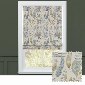 Kenton Printed Cotton Made to Measure Roman Blinds Skylarkbedding sets ,throw blankets 