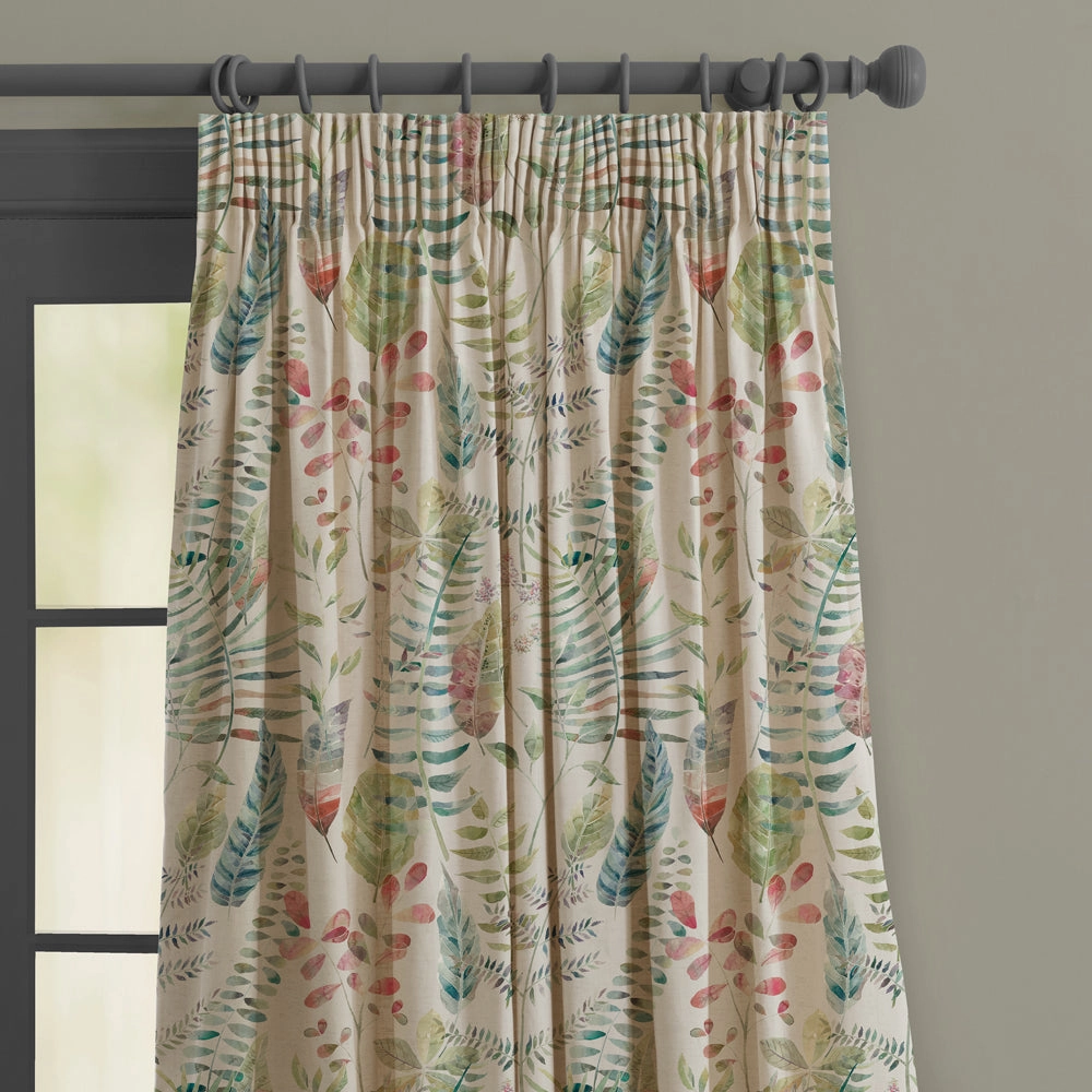 Kenton Printed Made to Measure Curtains Pomegranate