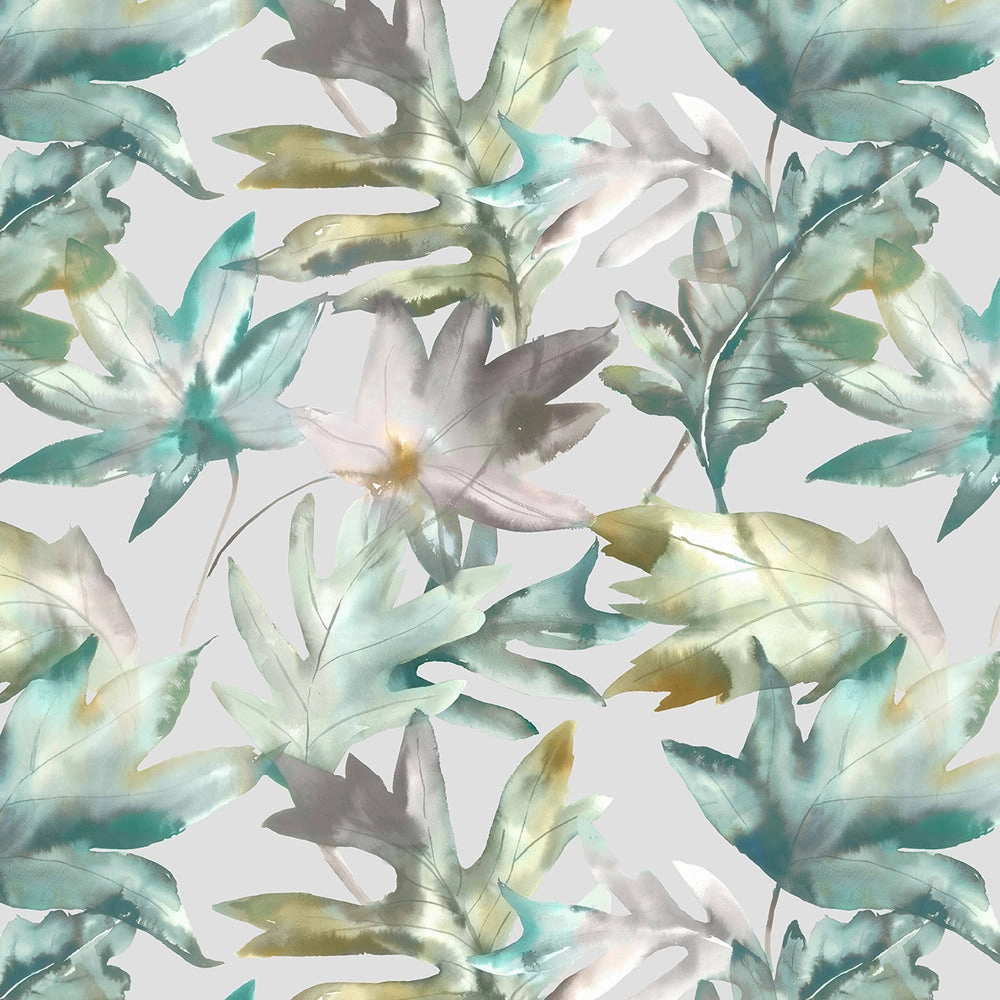 Kimino Printed Made to Measure Curtains Emerald