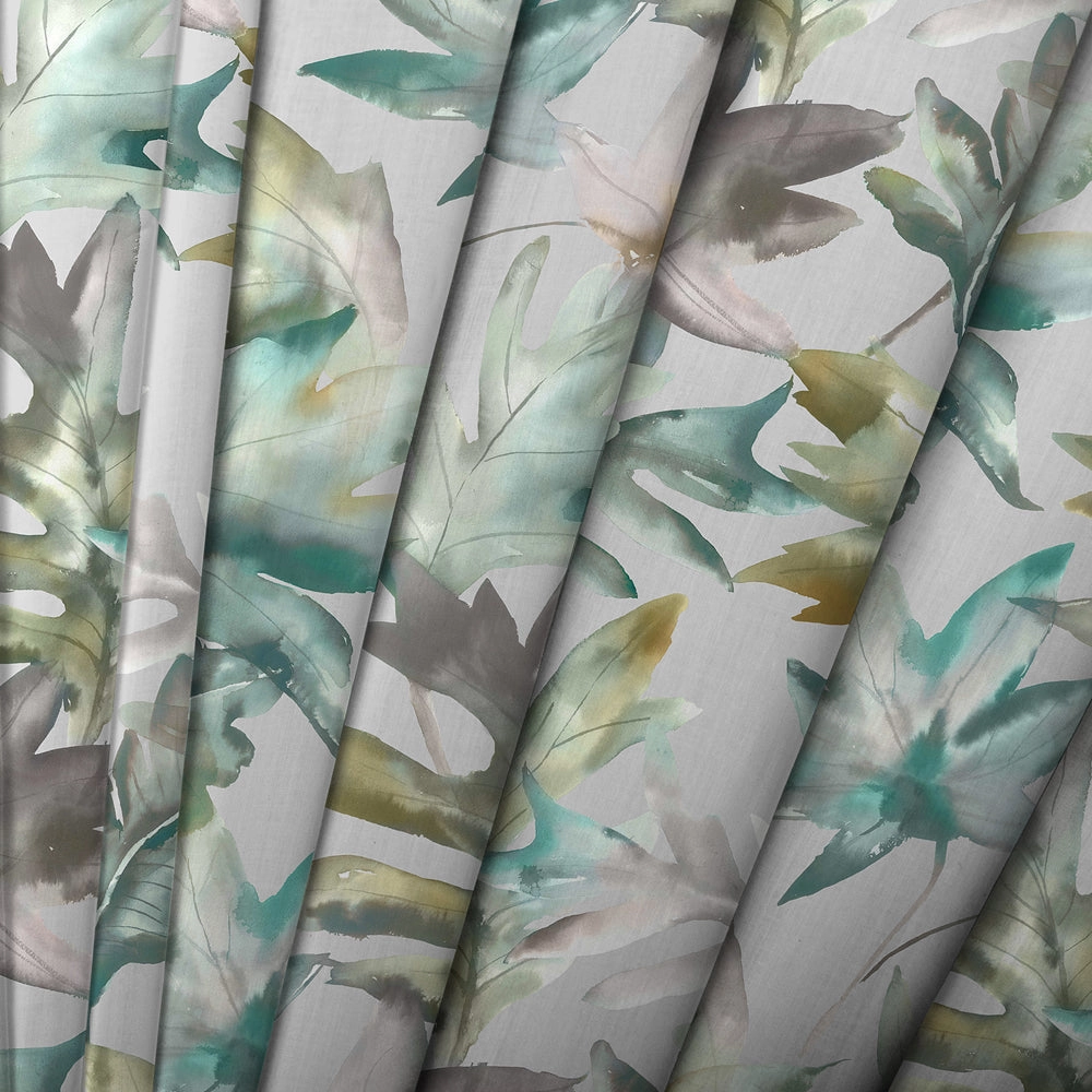 Kimino Printed Made to Measure Roman Blinds Emerald