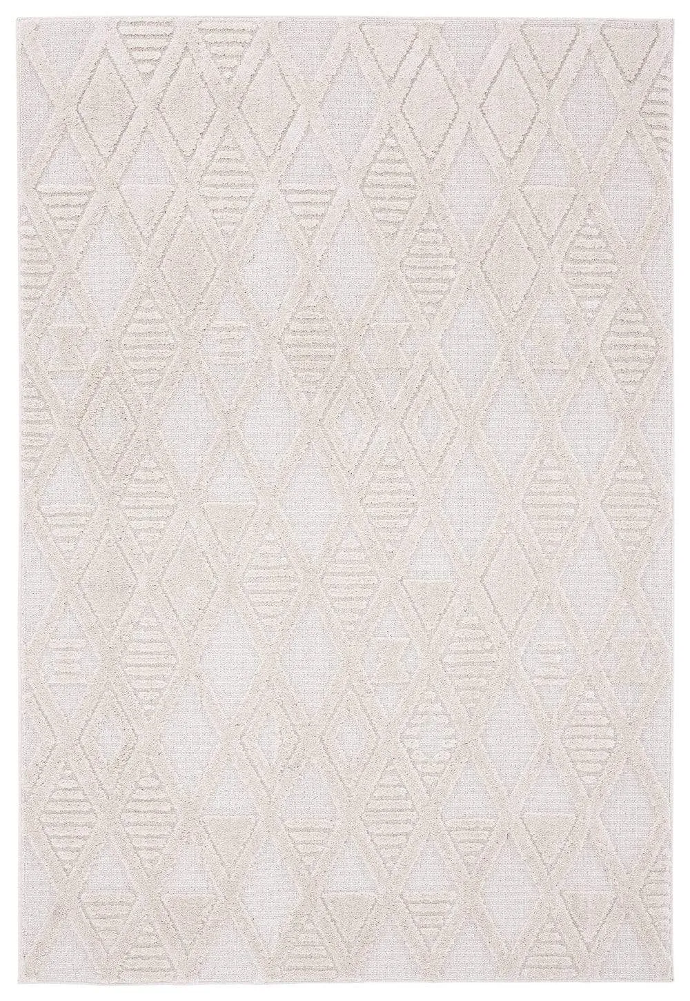 Kira Diamond Detail Textured Rugmodern color block patchwork rug