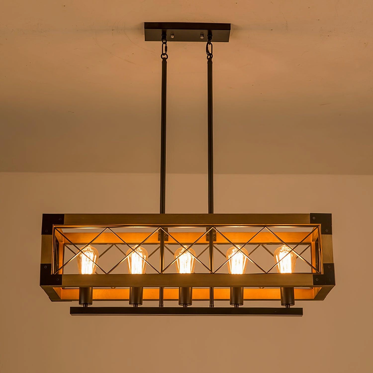 Kitchen Island Rectangle Chandelier