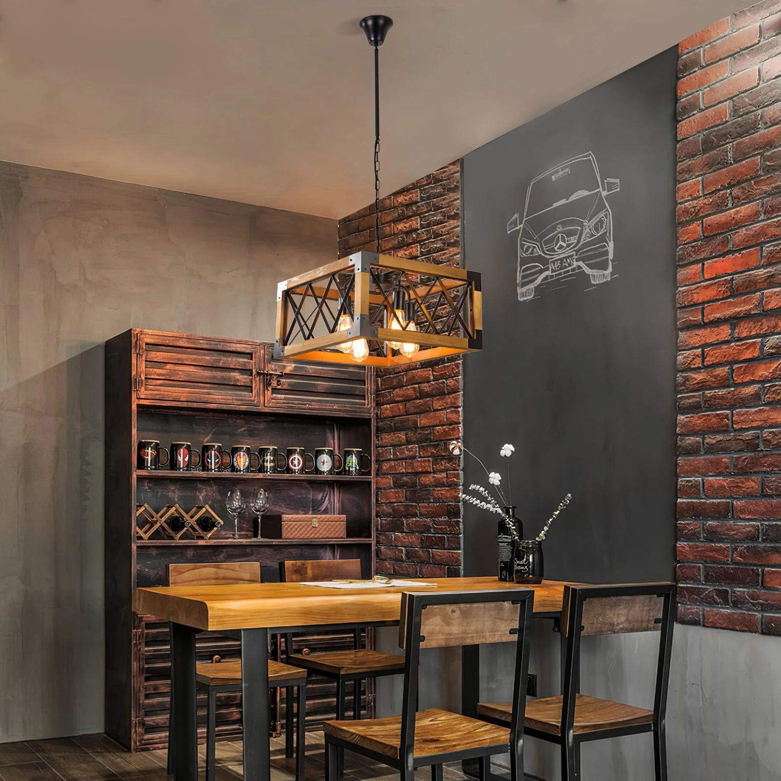Kitchen Island Rectangle Chandelier