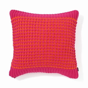 Knit Cushion Cover 450 X 450 Pinkbedding sets ,throw blankets 