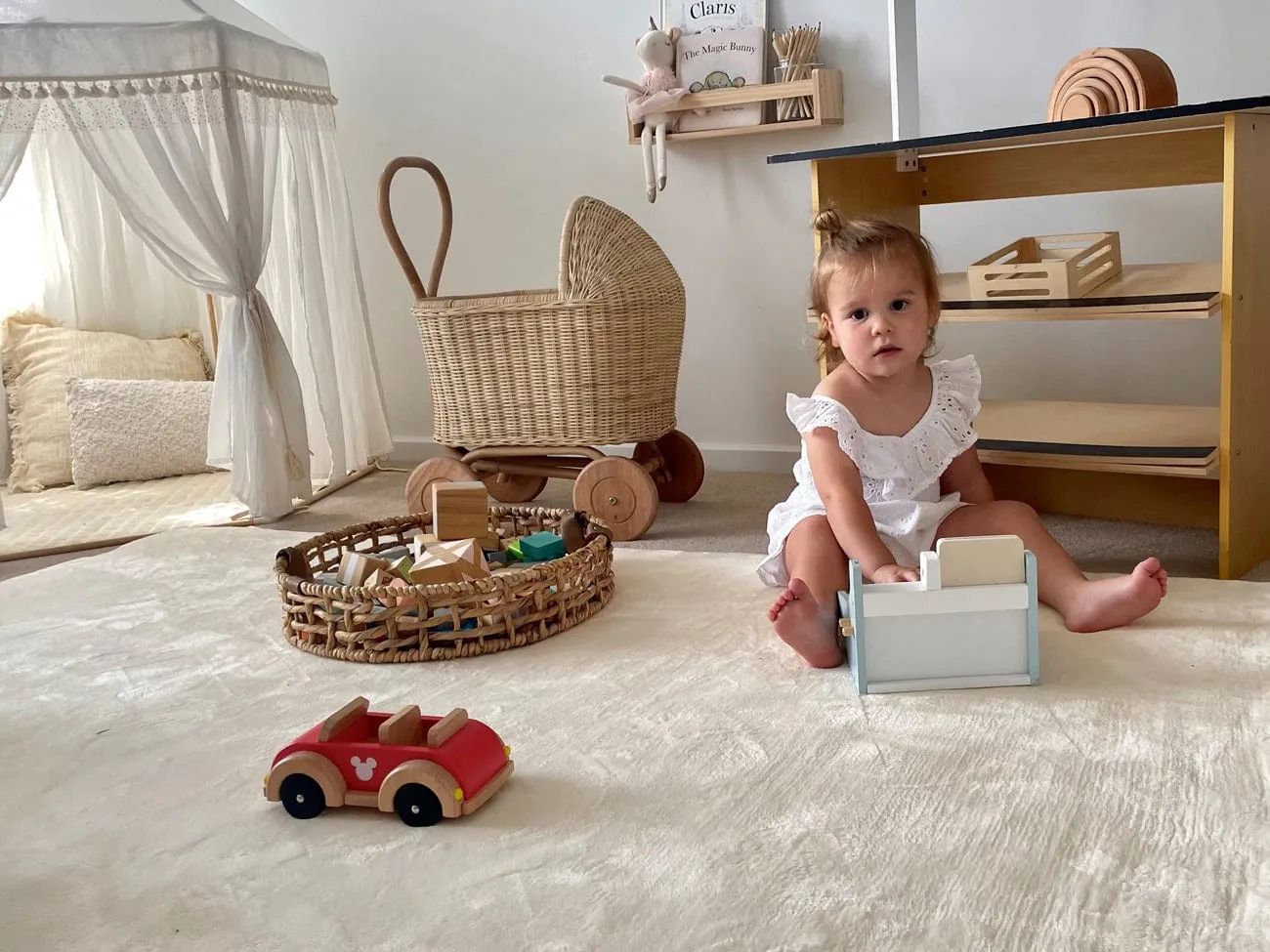 Koa Ivory Plush Rollie Pollie Playmat