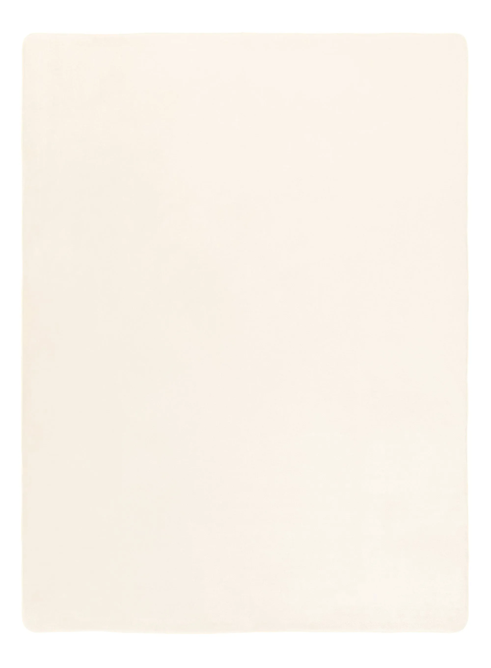 Koa Ivory Plush Rollie Pollie Playmatmodern color block patchwork rug