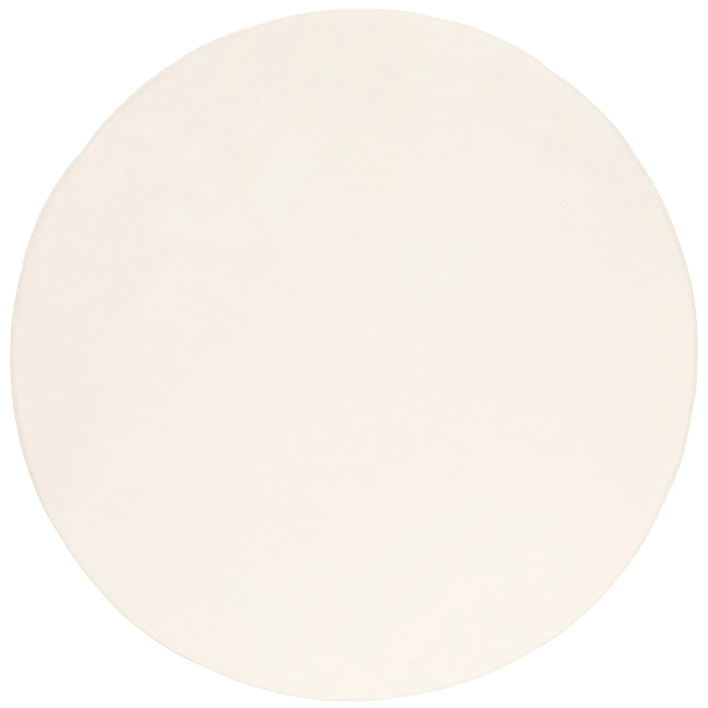 Koa Ivory Plush Rollie Pollie Round Playmatmodern color block patchwork rug