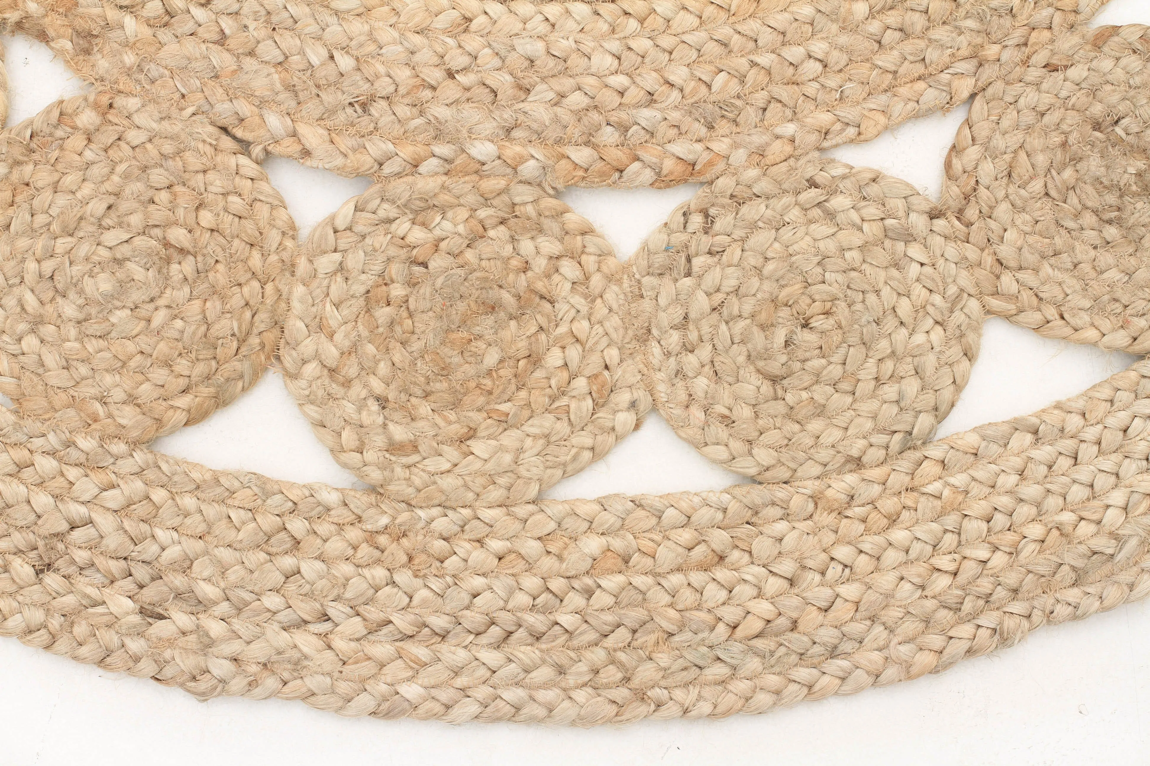 Kochi Hand-Braided Round Jute Rug *NO RETURNS UNLESS FAULTY