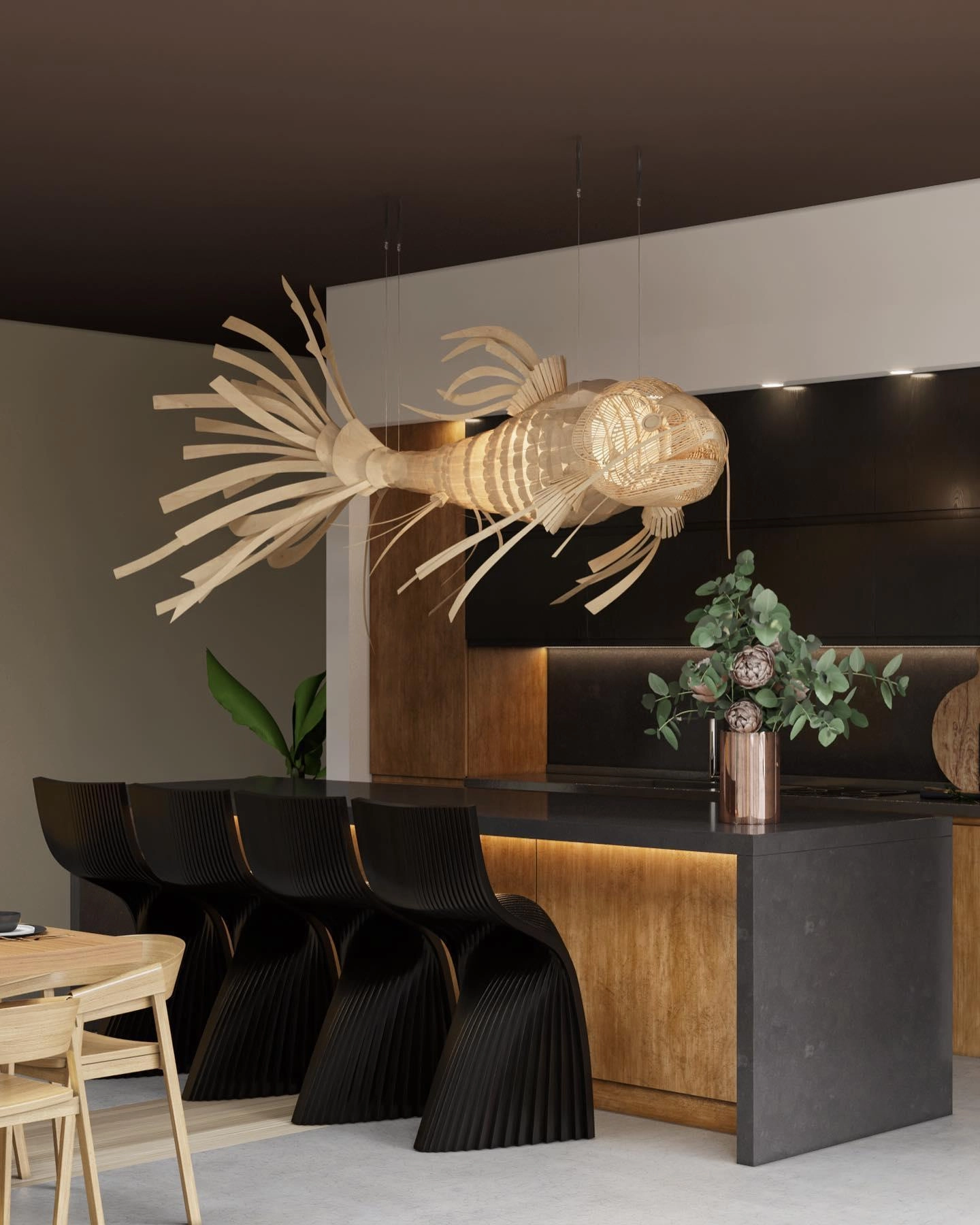 Koi Chandelier