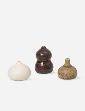 Komo Mini Vases (Set of 3) by Ferm Livinghome decor ,wall decor 