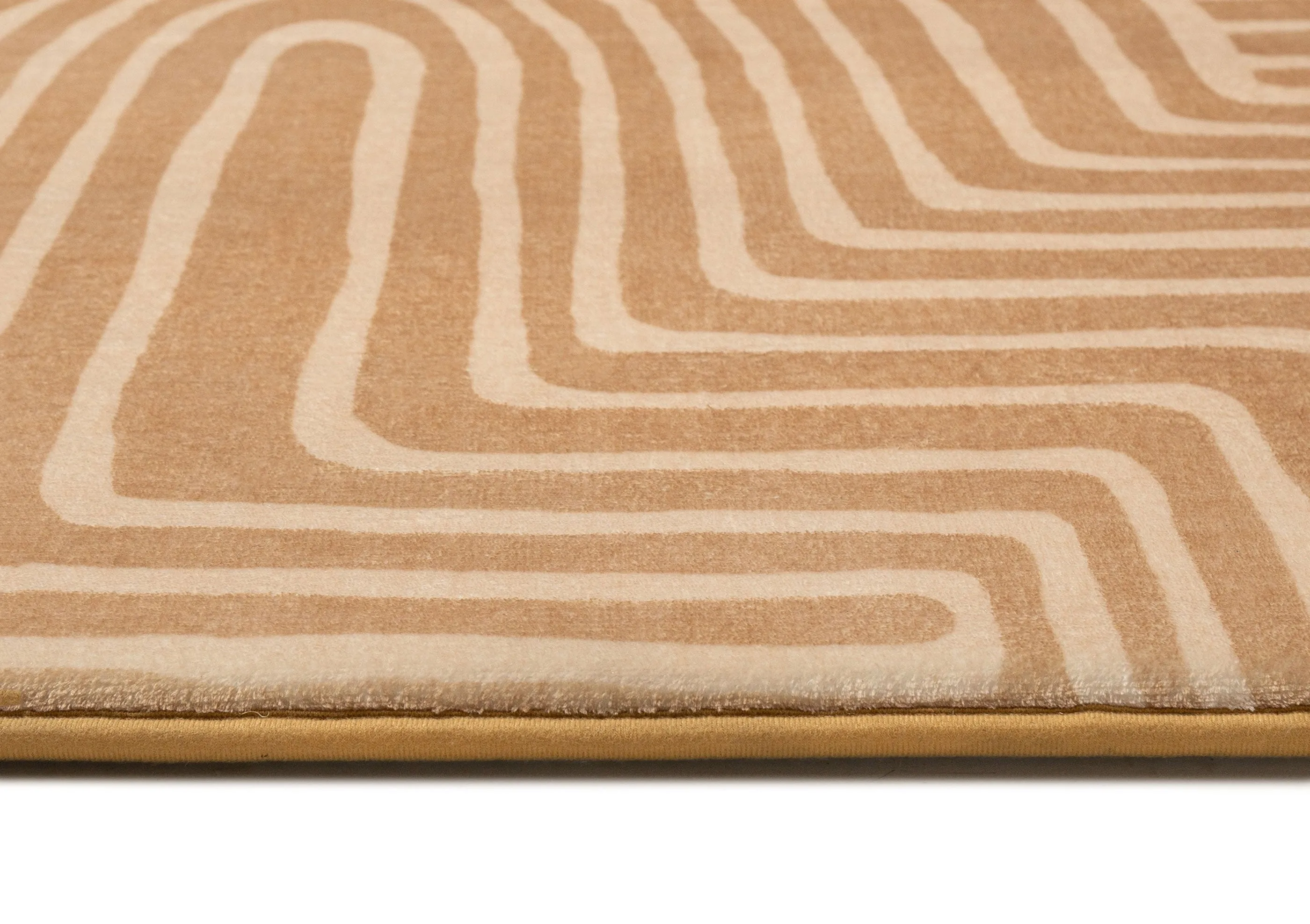 Koru Brown Abstract Rollie Pollie Playmat