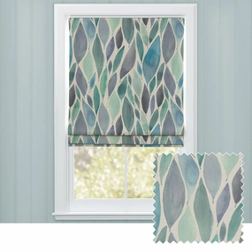 Koyo Printed Cotton Made to Measure Roman Blinds Aquabedding sets ,throw blankets 