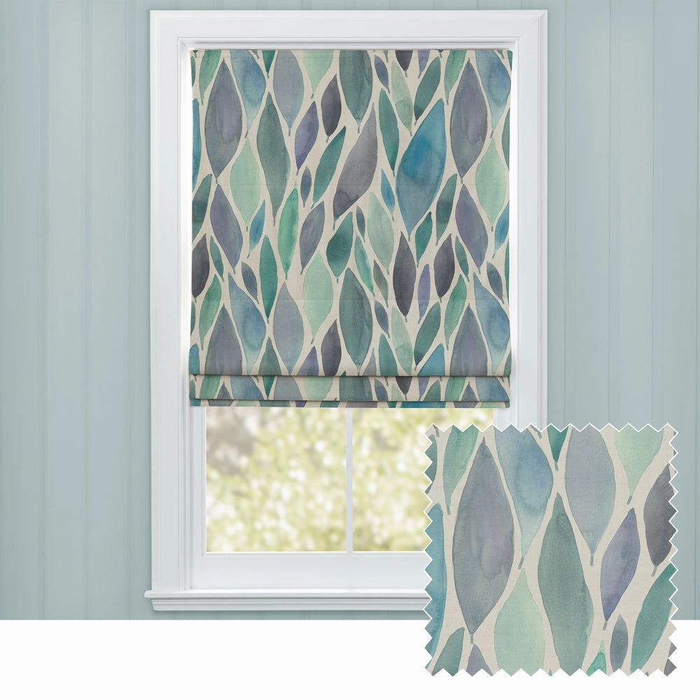 Koyo Printed Cotton Made to Measure Roman Blinds Aquabedding sets ,throw blankets 