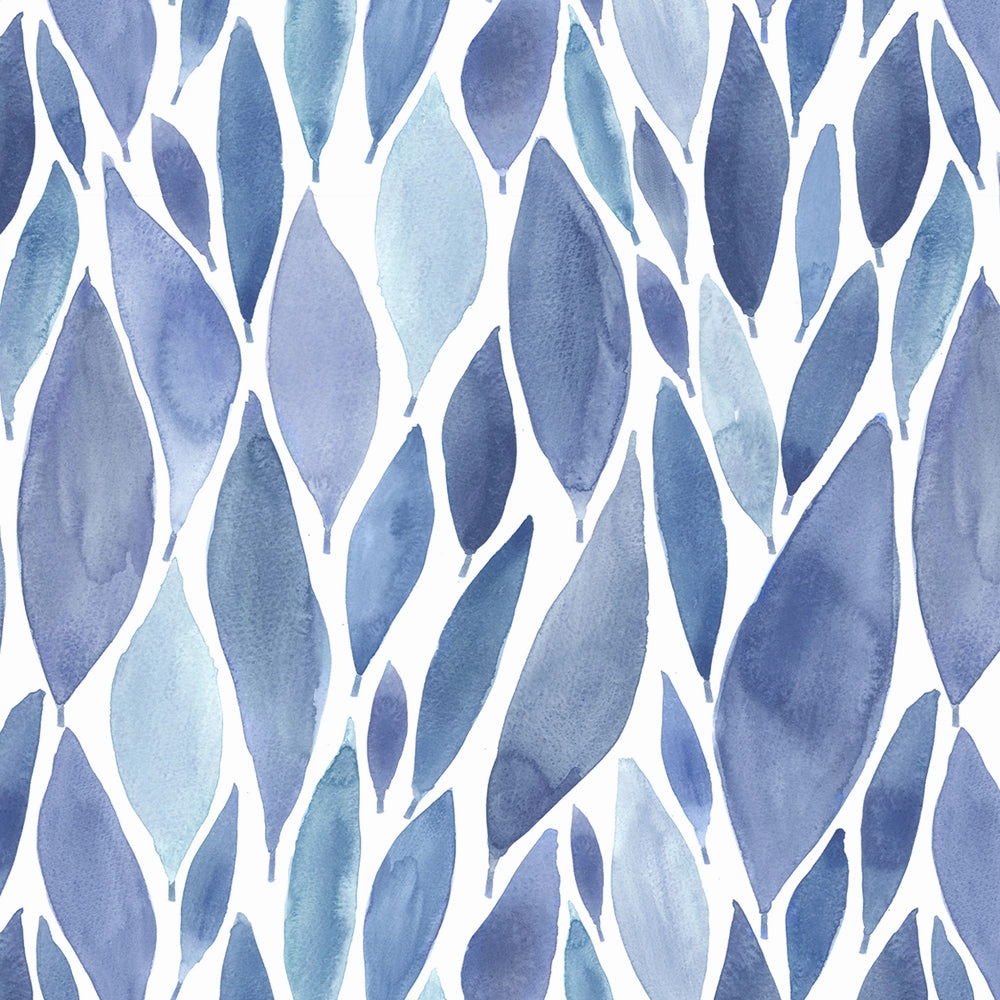 Koyo Printed Cotton Made to Measure Roman Blinds Cobalt