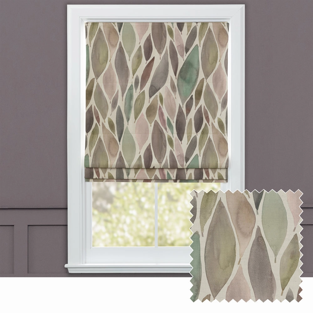 Koyo Printed Cotton Made to Measure Roman Blinds Granitebedding sets ,throw blankets 