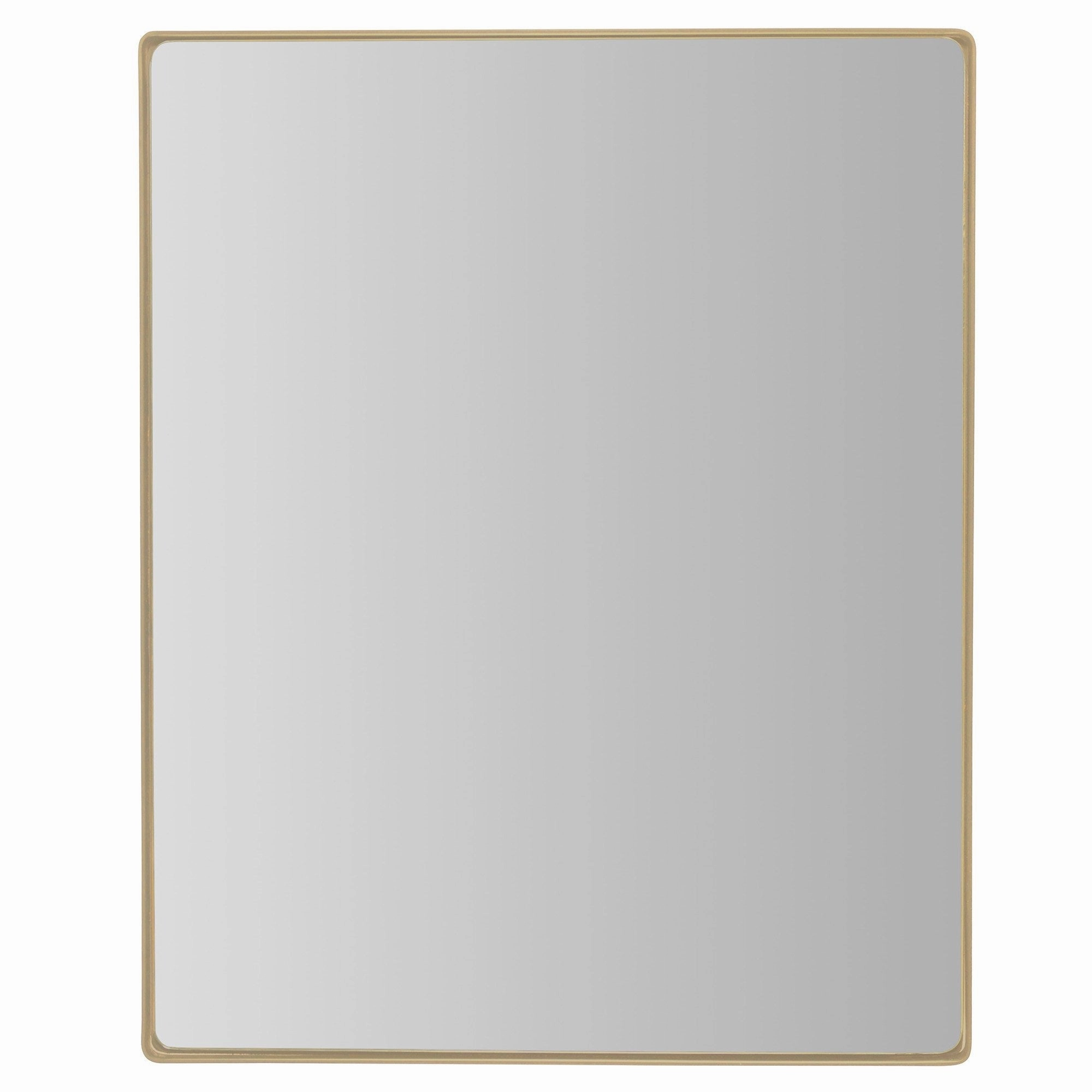 Kye 407A02GO 24x30 Rectangle Mirror - Goldwall mounted decorative mirror,full length dressing mirror