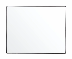 Kye 407A02PN 24x30 Rectangle Mirror - Polished Nickelwall mounted decorative mirror,full length dressing mirror
