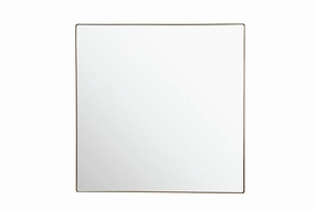 Kye 407A06GO 40x40 Square Mirror - Goldwall mounted decorative mirror,full length dressing mirror