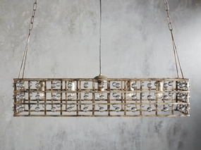 La Cage 41" Rectangular Chandelierrustic chandelier,minimalist pendant light