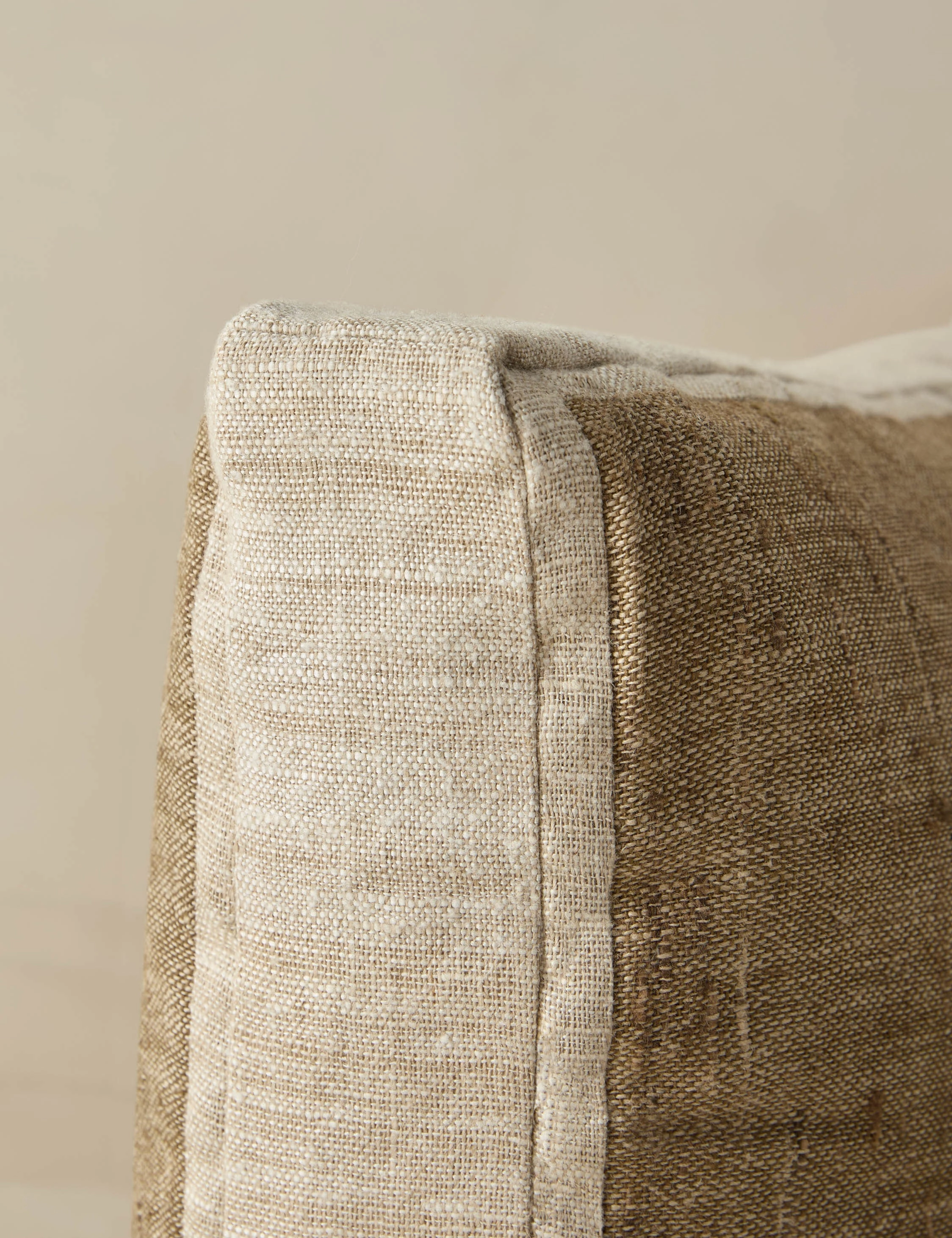 Laba Linen Silk Box Pillow by DISC Interiors
