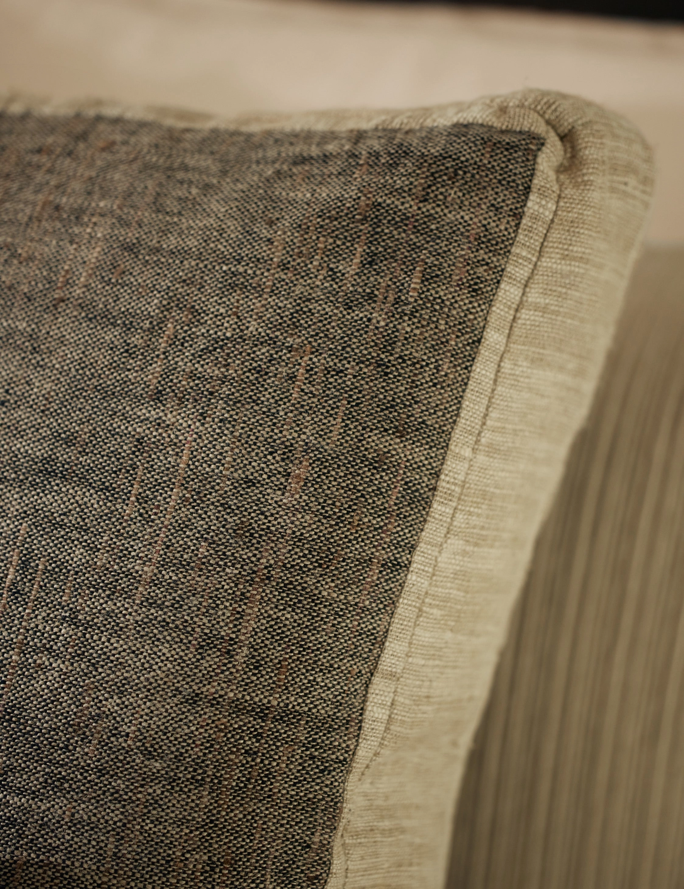 Laba Linen Silk Box Pillow by DISC Interiors