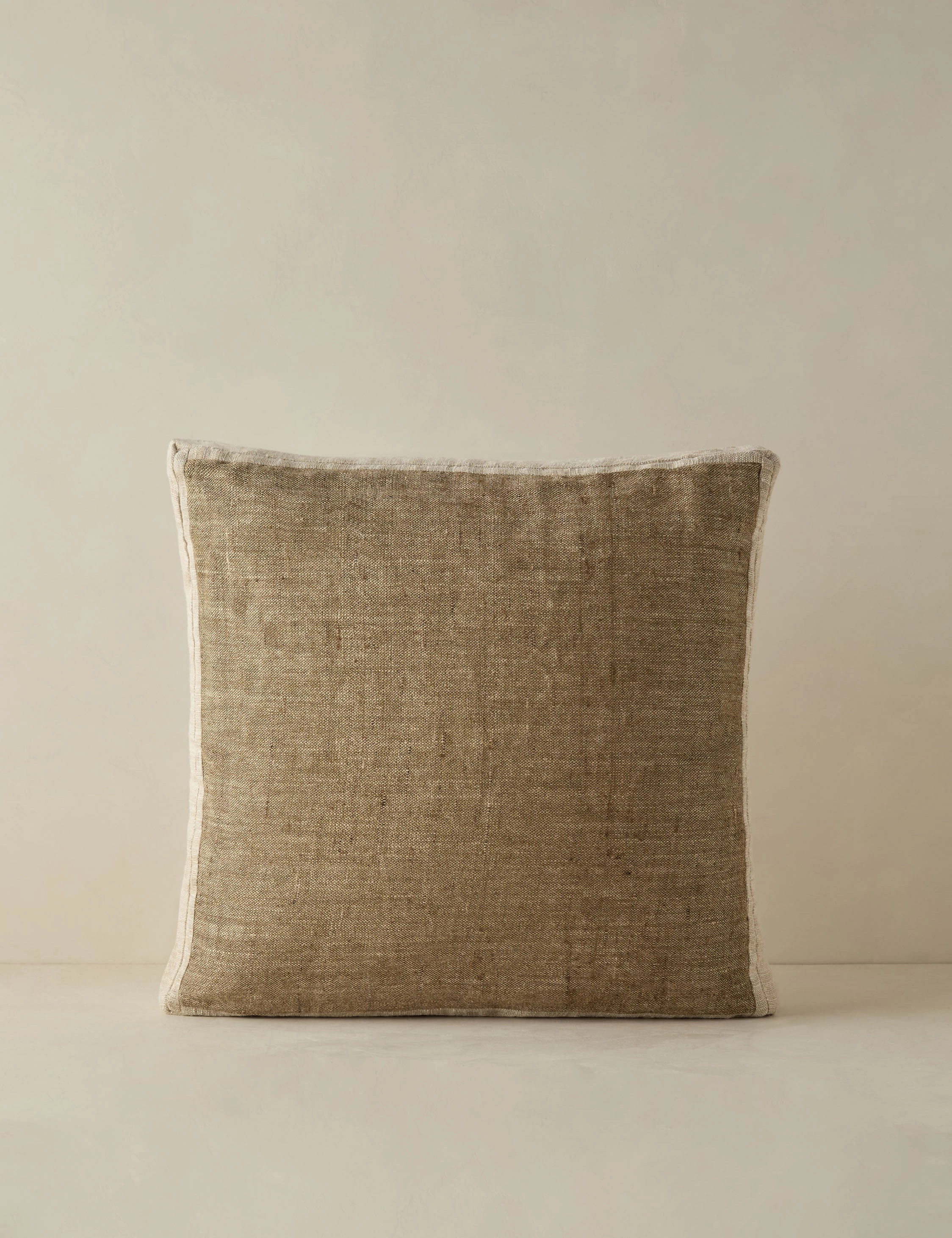 Laba Linen Silk Box Pillow by DISC Interiors