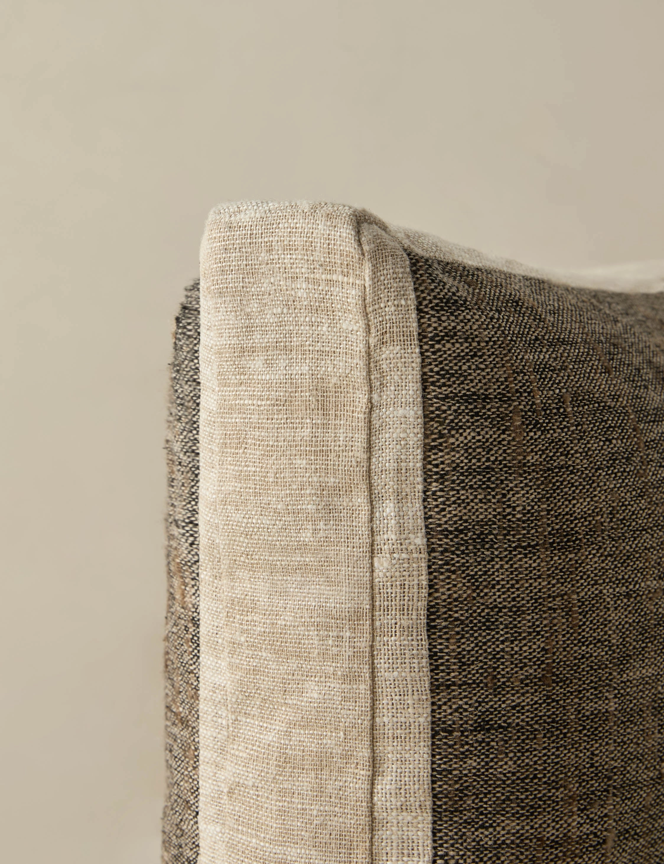 Laba Linen Silk Box Pillow by DISC Interiors