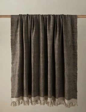 Laba Linen Silk Throw by DISC Interiorsbedding sets ,throw blankets 