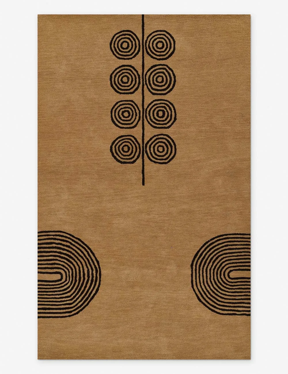 Laci Hand-Tufted Wool Rugmodern color block patchwork rug