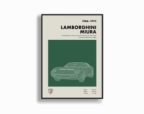 Lamborghini Miuramodern abstract painting decor