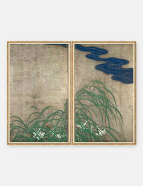 Landscape Panels 1 & 2 Print (Set of 2)nordic style wall decor