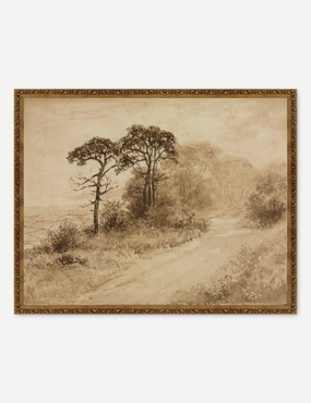 Landscape with Winding Road Print by Thomas Doughtynordic style wall decor