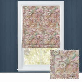 Langdale Printed Cotton Made to Measure Roman Blinds Russettbedding sets ,throw blankets 
